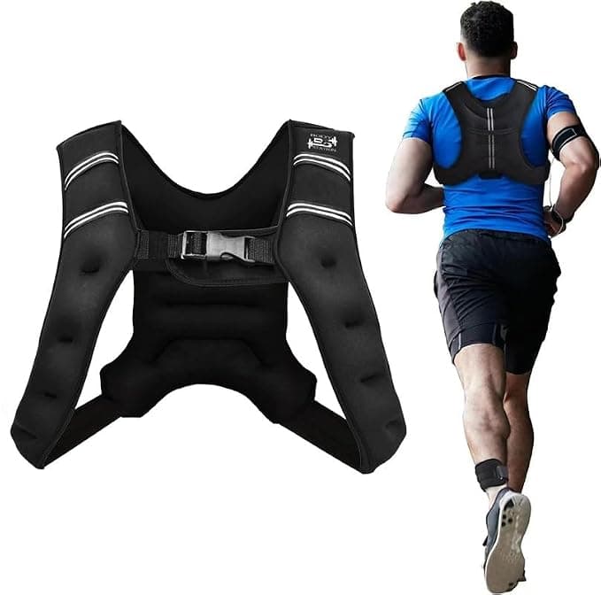 Neoprene Weighted Vest for Men & Women – Durable & Comfortable Workout Vest for Fitness, Running, CrossFit, Strength Training & Cardio – Heavy-Duty Design for Home & Gym Use