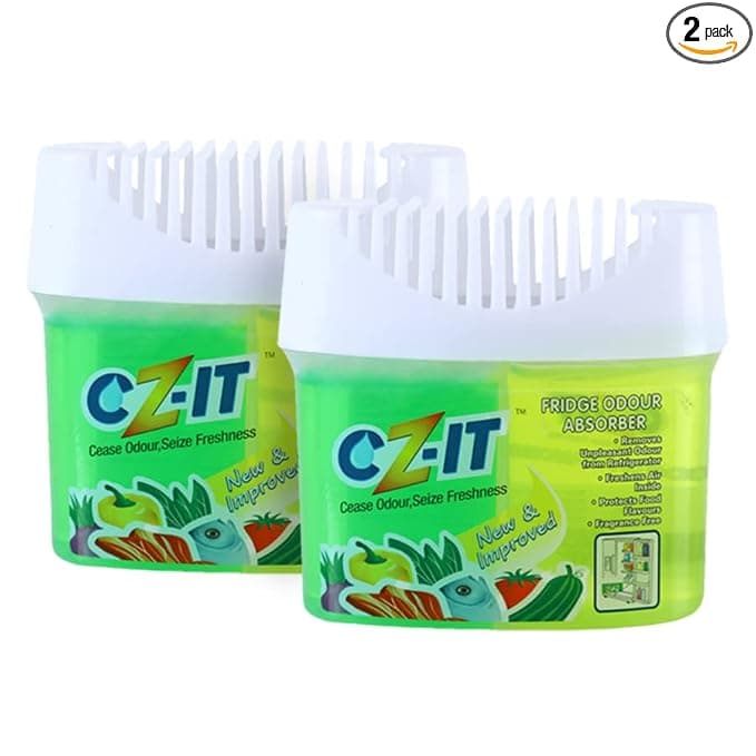 Fridge Odor Absorber |120 g | Odour Eliminator for Bad Smell Removal | Long Lasting Fridge Freshener | Pack of 2