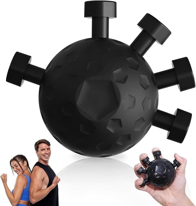 Hand Grip Strengthener,Ultimate Finger Exerciser Strength Trainer Exercise Ball Hand Strengthener Hand Balls Workout Equipment for Men & Women Multicolour