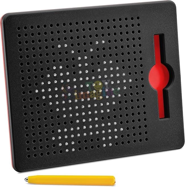 Toy Imagine™ Magnetic Drawing Pad for Kids – Magnet Board with Stylus Pen | Fun Learning Toy, Birthday & Return Gift for Boys & Girls Age 2-5 Years | Colorful Travel Activity Game (Small)